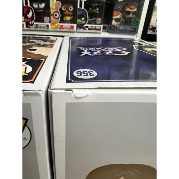 3 Ozzy Osbourne Funko Pops EXC White Purple Fringe 356 332 Diary Madman Album 12 - Picture 7 of 7